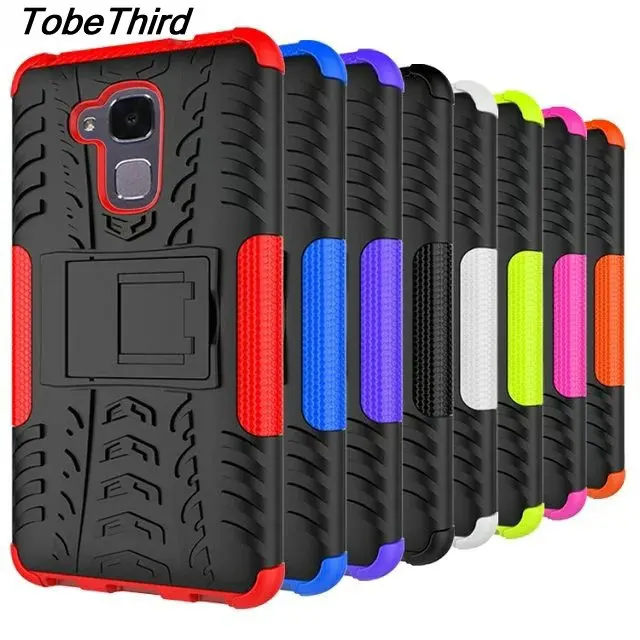 For Honor 5C Case Heavy Duty Silicone Armor Kickstand Cases Huawei 7 Lite 5 C GT3 Shock Phone Cover Hard Fundas |