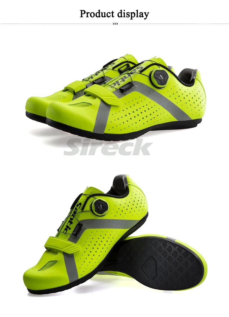 Santic Cycling Shoes Men Women MTB Mountain Road Bike Shoes Rubber Anti-slip Unlocked Bicycle Shoes Zapatillas Ciclismo