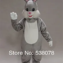 Серый Кролик талисман костюм Взрослый размер Пасхальный праздник персонаж мультфильма Пасхальный праздник тема Маскотте костюм комплект подходит SW1119