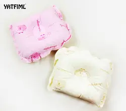 Yatfiml новорожденных детские подушки Спящая Поддержка Предотвращение плоской головкой 100% хлопок детские подушки