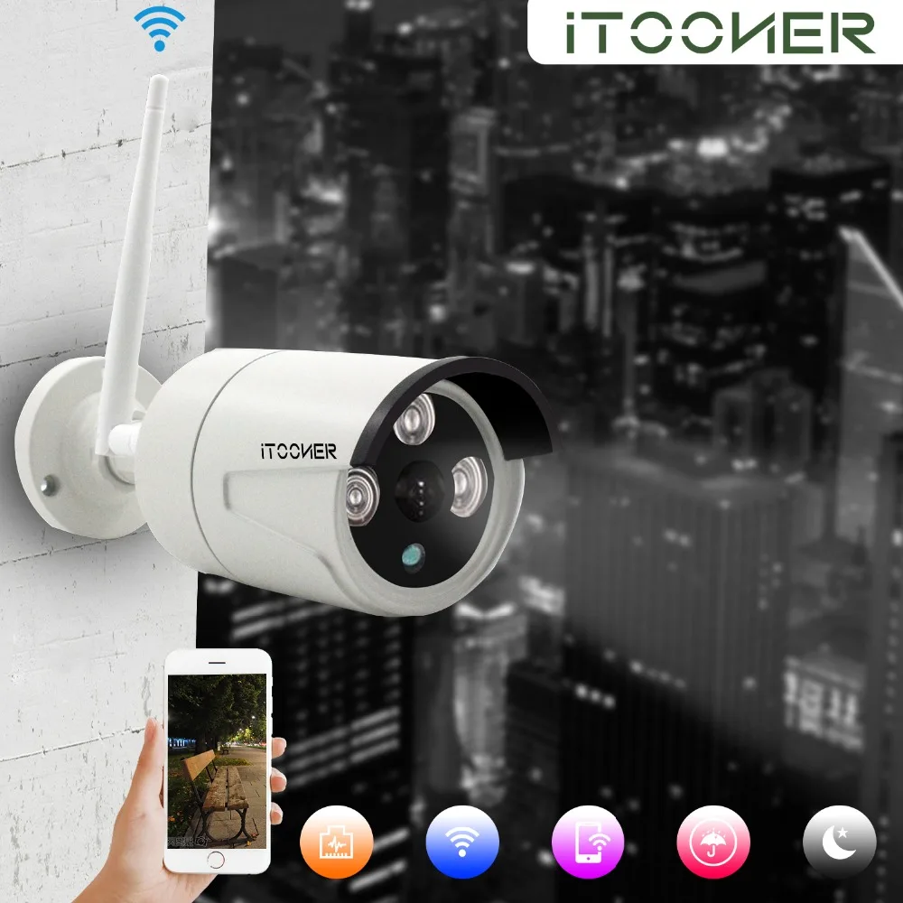 8CH CCTV система беспроводной 1080 NVR 8 шт. 1.3MP ИК Открытый водонепроницаемый P2P Wifi камер