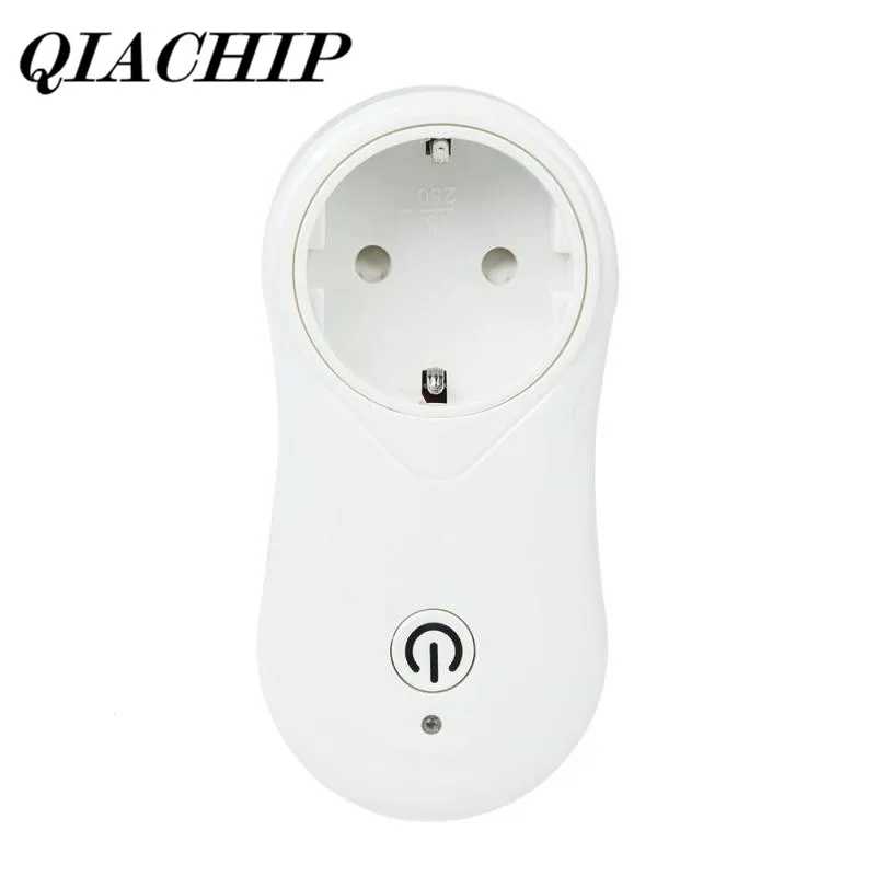 

QIACHIP WiFi Smart Socket Smart Plug Work with Amazon Alexa Schedule Function App Remote Control On/Off Electronics DS35