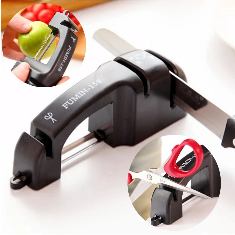 

Diamond knife sharpener 3 stages professional grinding stone block apex sharpening stone kitchen accessories ceramics whetstone