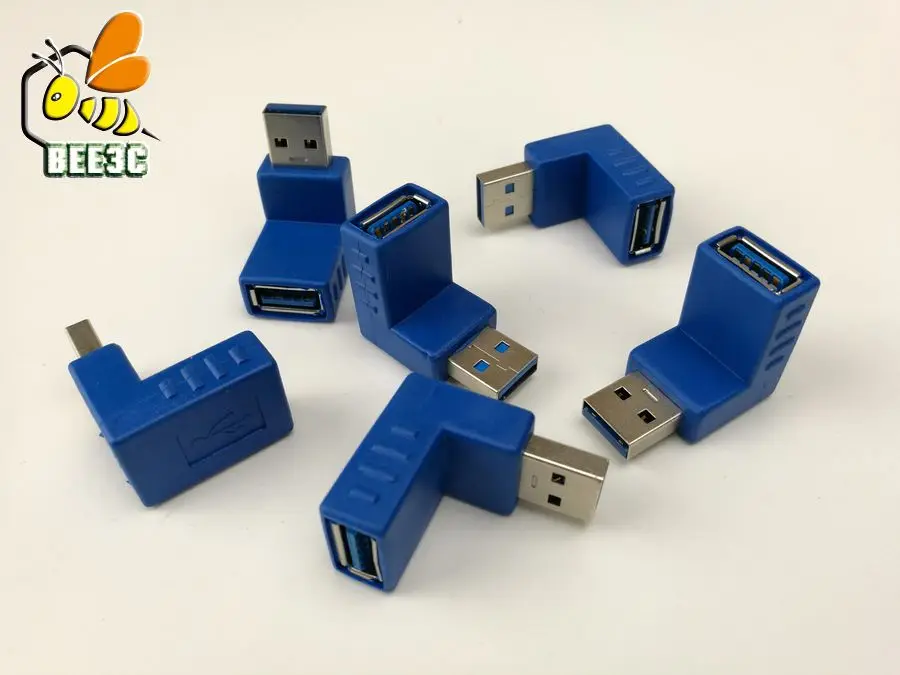 USB 3,0 адаптер из AF в Тип мужской и женский угол крест Тип адаптер USB3.0 разъем быстрой скоростью 500 шт