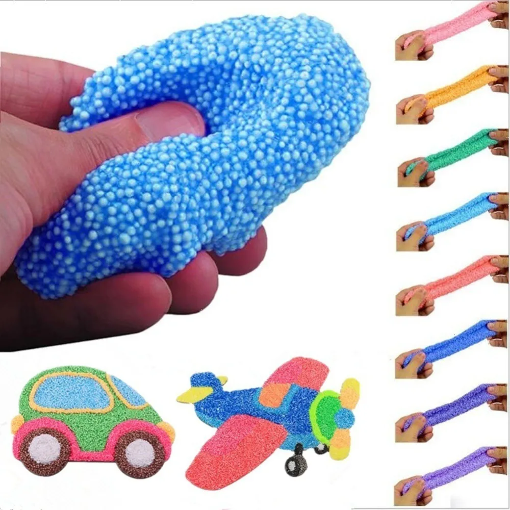 

anti-stress Snow Mud Fluffy Slime lightweigh clay Scented Stress Relief No Borax Kids Toy Anxiety Antistress Squishy Squeeze Toy