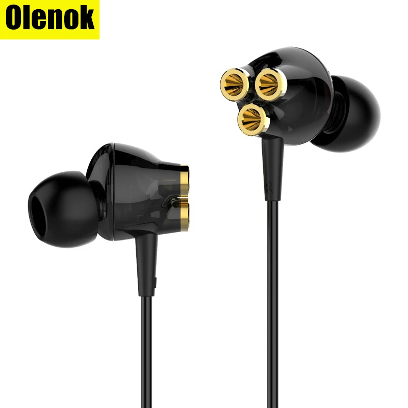

High Professional Music Earphone Wire-controll Earphone Three moving coils provide three bands of frequency