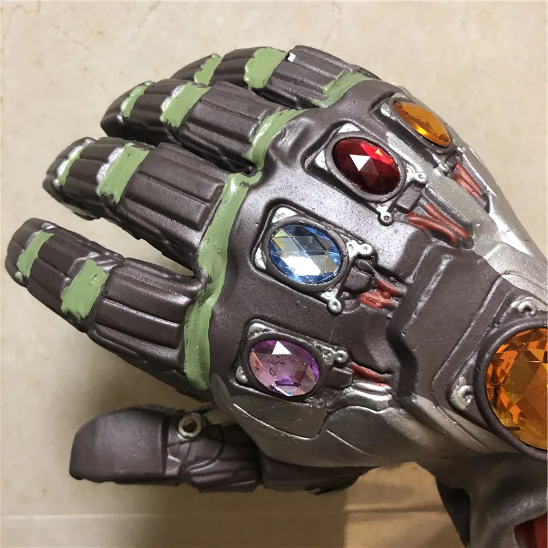 1:1 войны перчатка фигурка светодиодный светильник косплей перчатки Таноса реквизит взрослый ребенок подарок