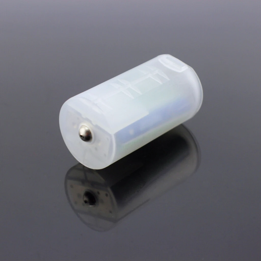AA Size Battery to D Size Battery Cell Battery Adaptor Holder Case Converter D-Adapter Convenient & Functional Large Strength