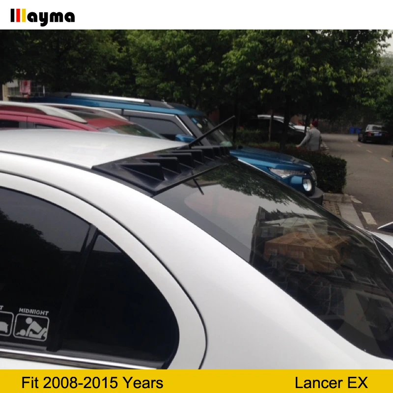 Спойлер для крыши в стиле акулы Mitsubishi Lancer EX спойлер заднего крыла багажника 2008 2015