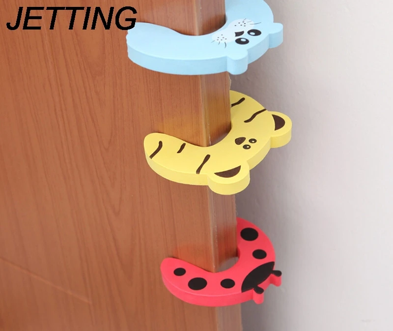 JETTING 6PCS/set Safety Door Stoppers Different Design Baby Child Edge Corner Guards Foam Door