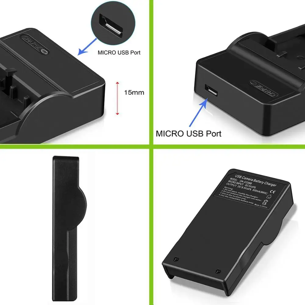 DMW-BLC12E BLC12GK BLC12PP USB зарядное устройство для цифрового фотоаппарата Panasonic Lumix DMC-FZ1000 FZ2000 DMC-G5 G6 G7 GX8 G85 GH2 Камера Батарея зарядное устройство