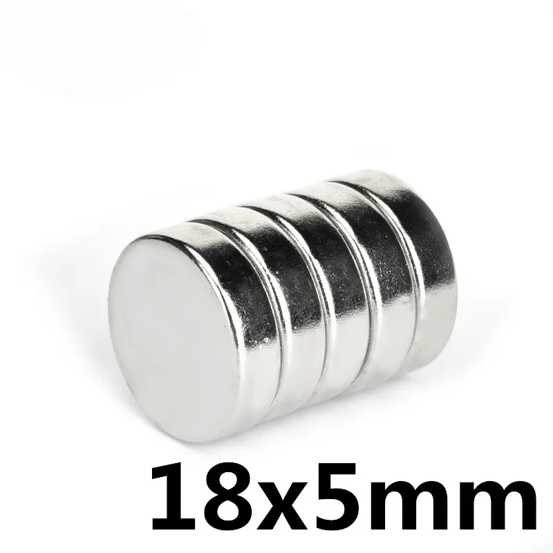 5pcs 18 x 5 mm N35 Strong Neodymium Magnets 18 mm* 5 mm Automobile Engine Oil Filter Strong Magnet Economizer Craft