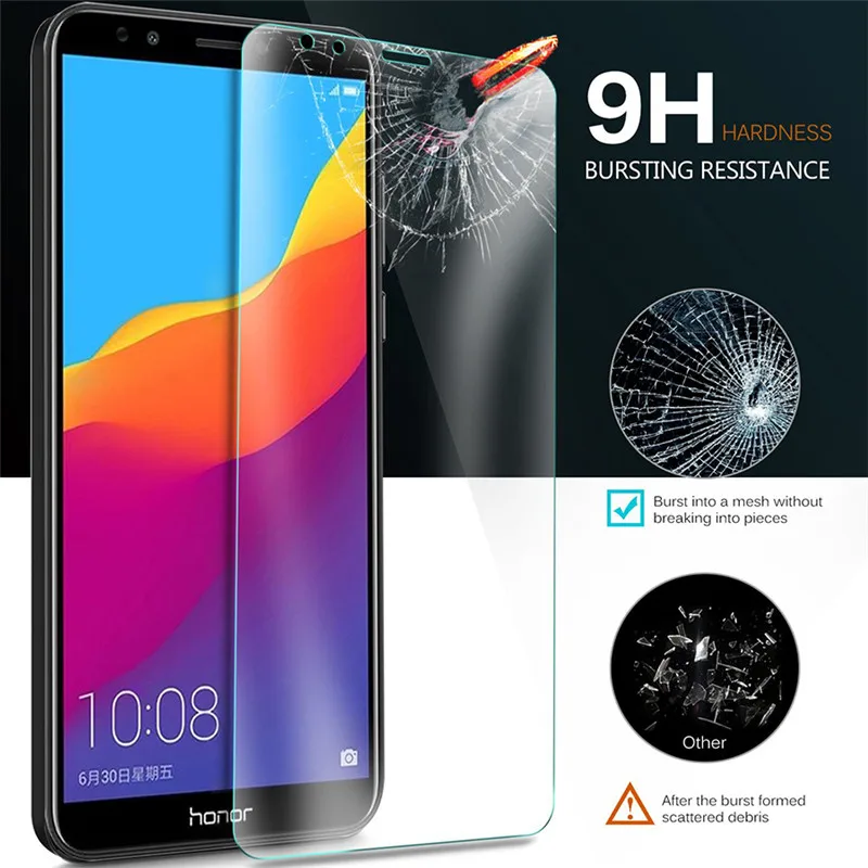 Стекло для Honor 7A Pro 5 7 ''для Huawei 45'' 2 D 9H Защитная пленка экрана стекло на