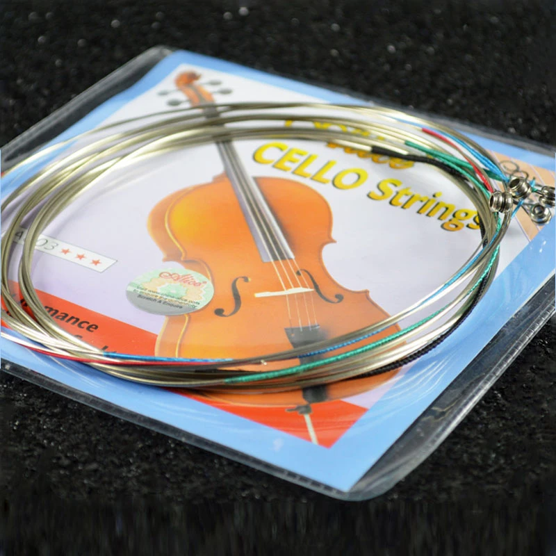 Alice Practice Steel Core A D G C 1 Set Cello Strings for Beginners