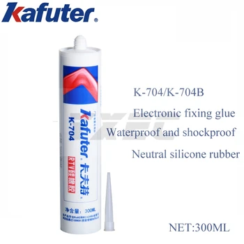 

K-704/704B Silicone Rubber White/black Fixed Silicone Rubber Sealant Components RTV Silicone CPU Cooling Gel Electronic Silicone