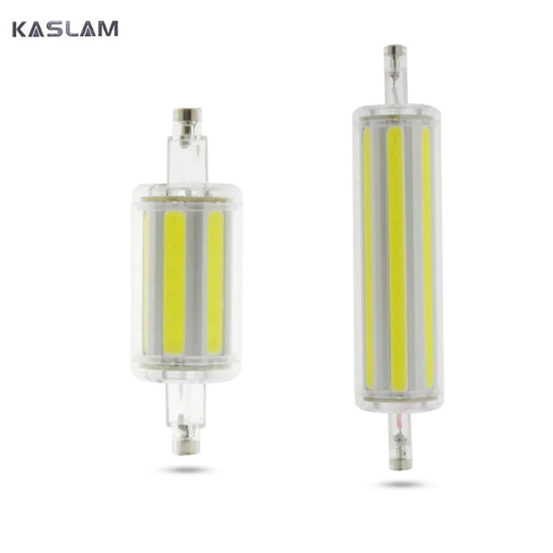 

cob r7s led 118mm dimmable regulable j78 j118 r7s led bulb 78mm regulable warm white 15W 30W Instead of 70W 140W halogen lamp