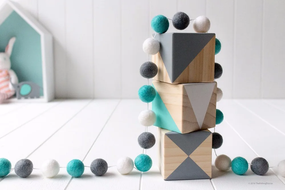 2.5M Handmade Macaron Colored Ball Decoration With Balls Baby Kids Tent Room Decor Accessory Wall Hanging