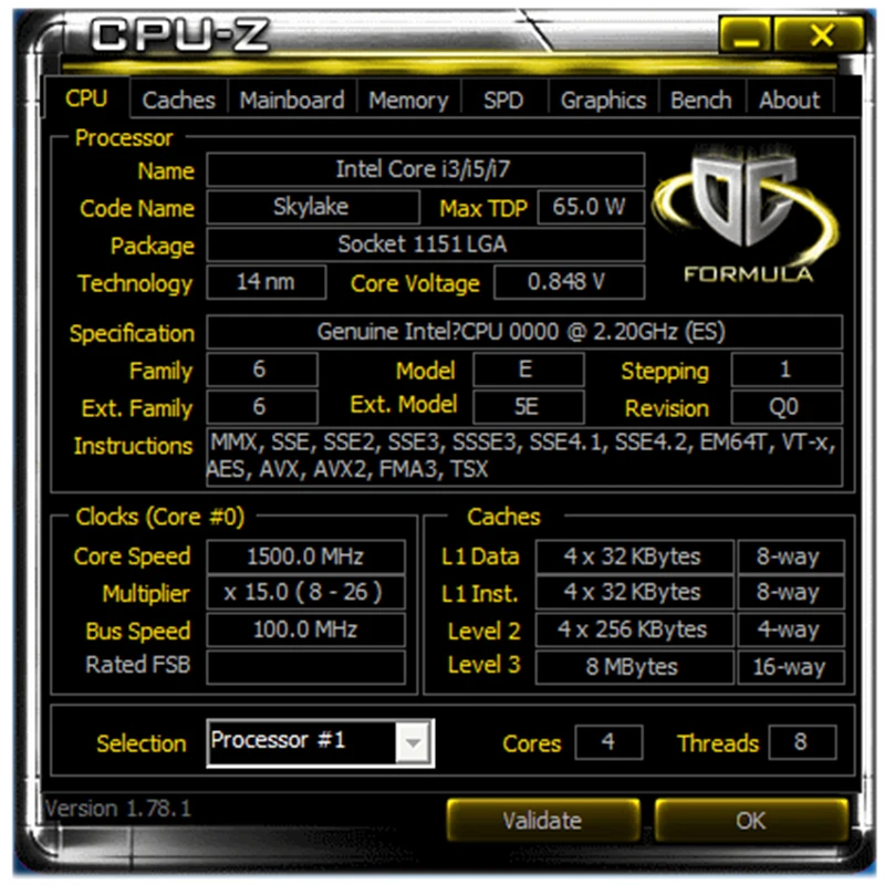 Teknik I7-6700kcpu Cpu Versi Grafis 2