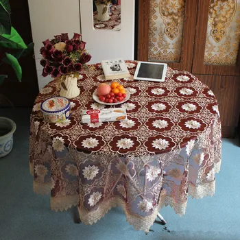 

New Style Embroidered Table Cloth Hotel Restaurant Tablecloths Table Cover Coffee Table Home Party Wedding Table Cloth
