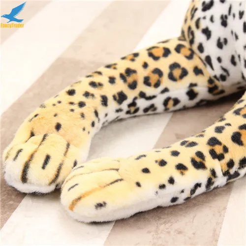 Fancytrader 43'' Giant Simulated Animal Leopard Plush Toy Large Simulation Panther House Decoration Great Gift for Kids 2 Models (8)
