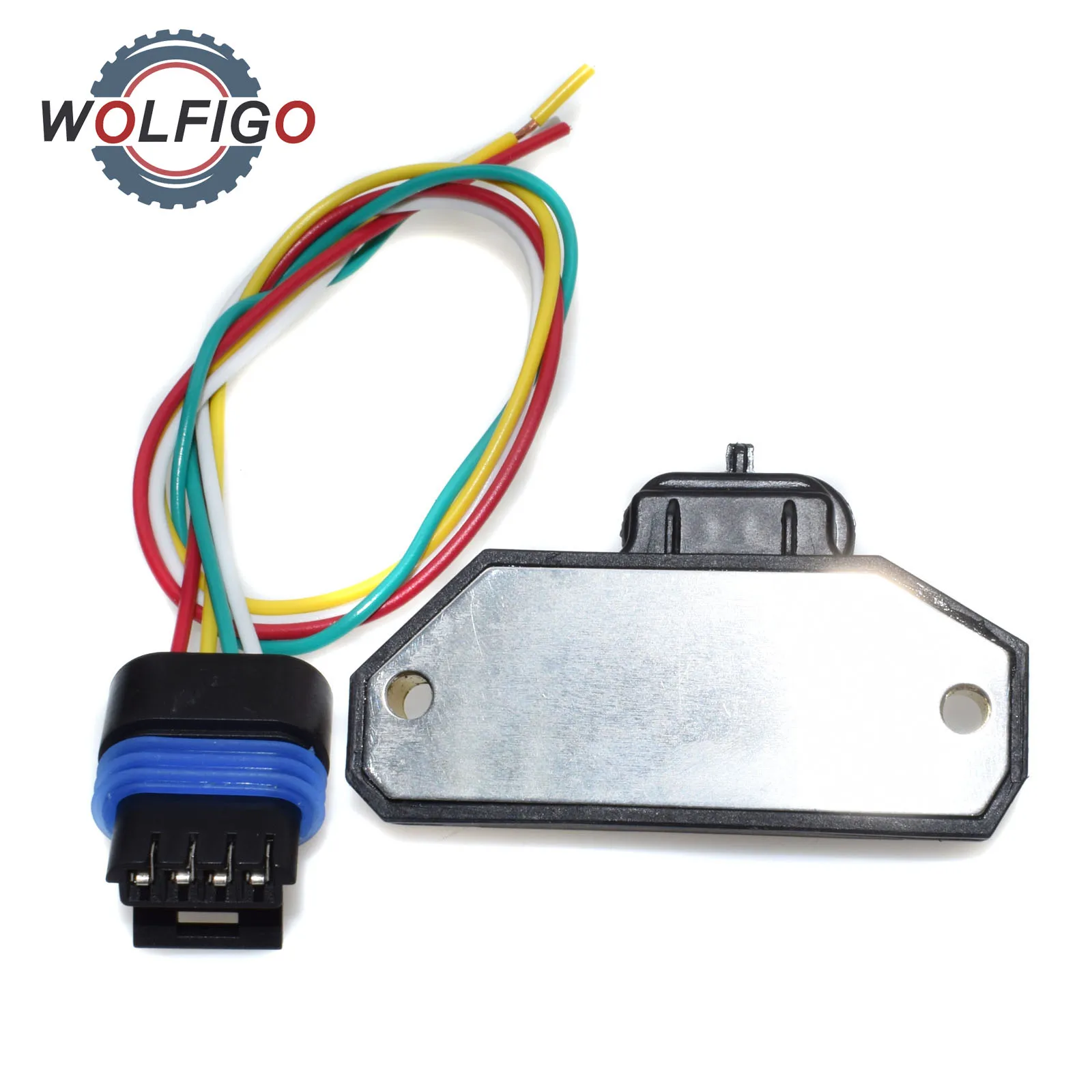 

WOLFIGO Ignition Control Module with Connector Pigtail 8162015990 8104828030 for GMC Chevrolet Cadillac Pontiac Isuzu Oldsmobile