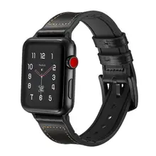 Натуральная кожа и силиконовый ремешок для часов для Apple Watch серии 3/2/1, 42 мм, 38 мм, ремешок для часов замена Браслет ремешок на запястье