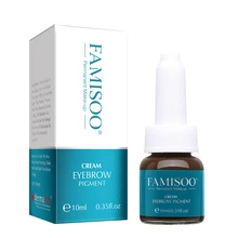 Famisoo 3 шт pigmento тату набор чернил постоянный макияж с микроволокном пигмент eyebrown татуировки и бодиарт губ чернила для татуировки
