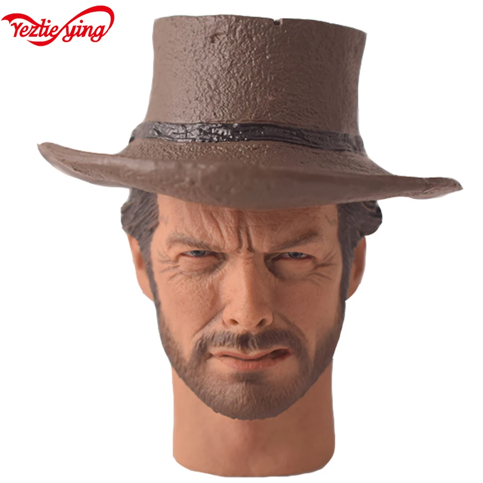 1//6th Scale Brown Cowboy Western Hat for medim size Heads