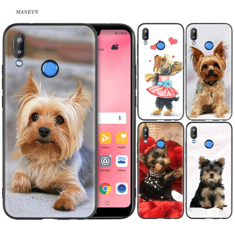 

Silicone Case Cover for Huawei P20 P10 P9 P8 Lite Pro 2017 P Smart+ 2019 Nova 3i 3E Phone Cases yorkshire terrier dog puppy