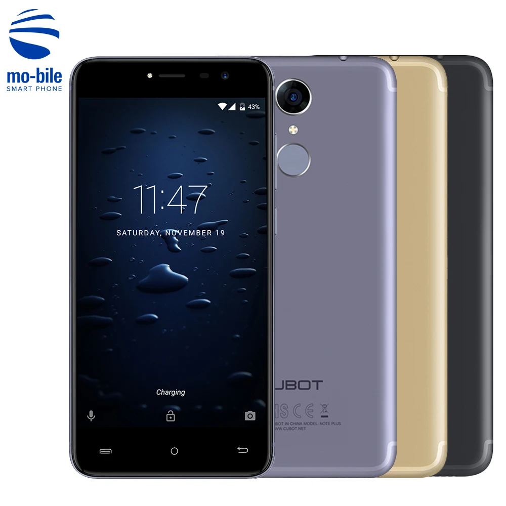 Оригинальный мобильный телефон Cubot Note Plus 4G 5 2 'ɺndroid 7 0 MTK6737T четырехъядерный 1