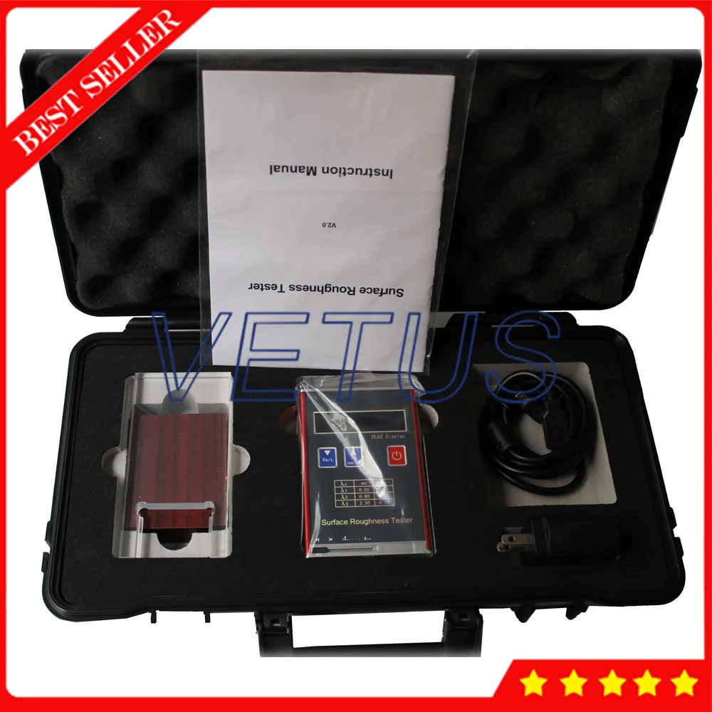 YRT100 Digital High Accuracy Surface Roughness Tester With 0.05~10.0 Ra Rq Range Surface Profile Roughness Gauge