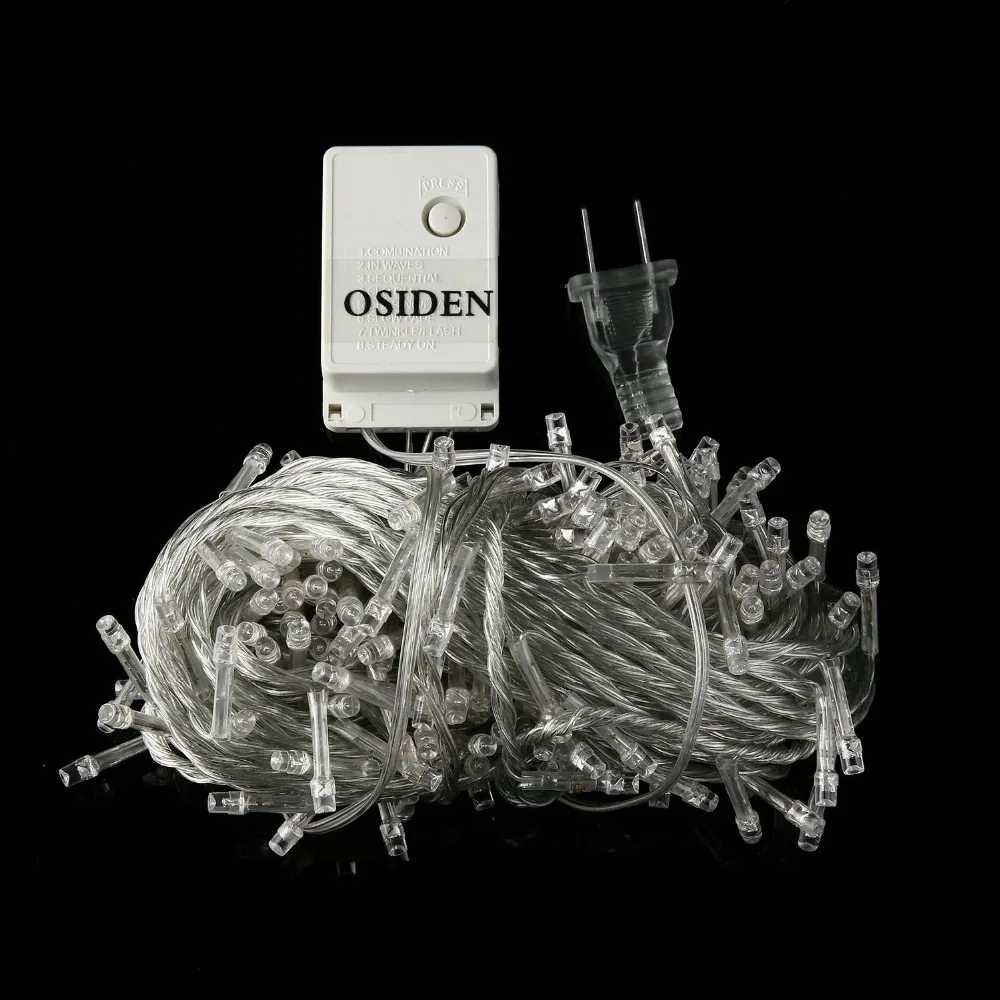 

Christmas LED light string 5m10m 50m 220 volts wire waterproof wreath holiday lighting for fairy tree wedding party decoration