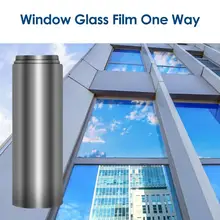 Оконная стеклянная пленка одностороннее зеркало теплоизоляция стикер домашний офисный Декор