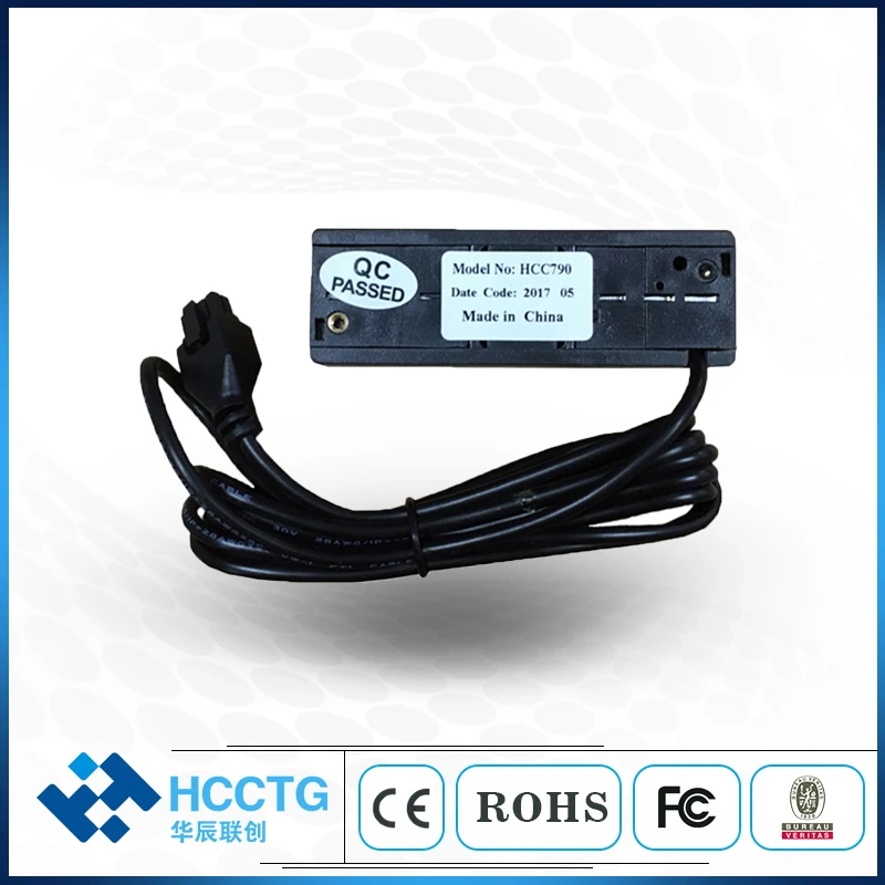 RS232 Mini Portable Stripe Magnetic Card Reader HCC790
