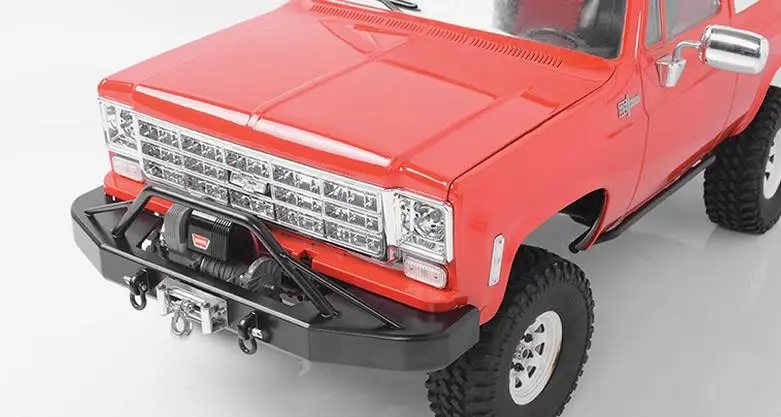 Жесткий защитный передний бампер для крепления лебедки для RC8WD Rock Cralwer Truck 4x4 Chevy Blazer/TF2 1/10