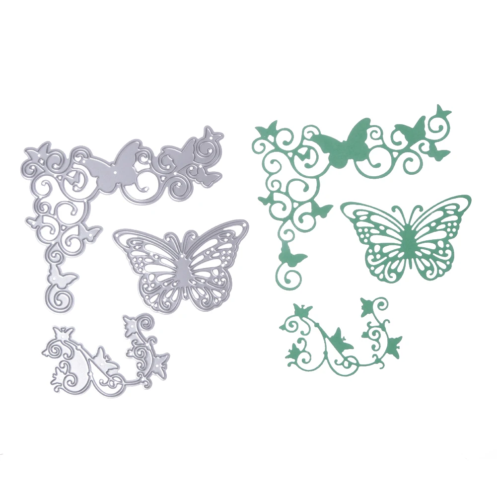 

3pcs/set Butterfly Stencil Metal Cutting Dies DIY Album Scrapbook Card Decorative Embossing Folder Template
