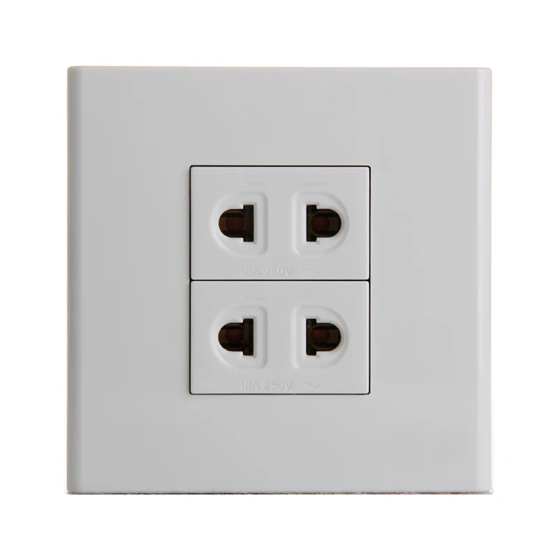 

86X86MM Wall Power Outlet Four-Hole Electric Wall Socket Panel