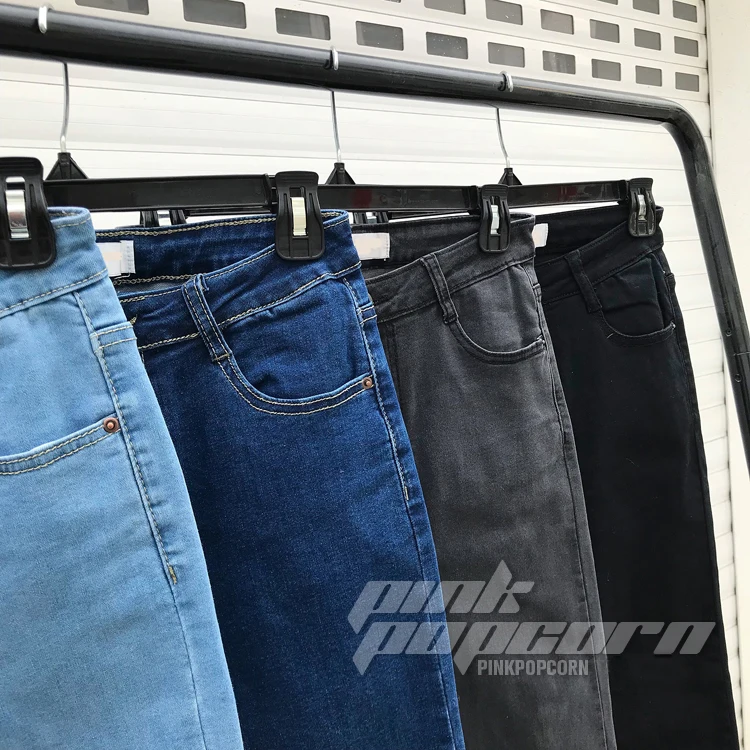 Новое поступление, 4 цвета, женские джинсовые узкие брюки, высокие эластичные женские джинсы, повседневные обтягивающие джинсы