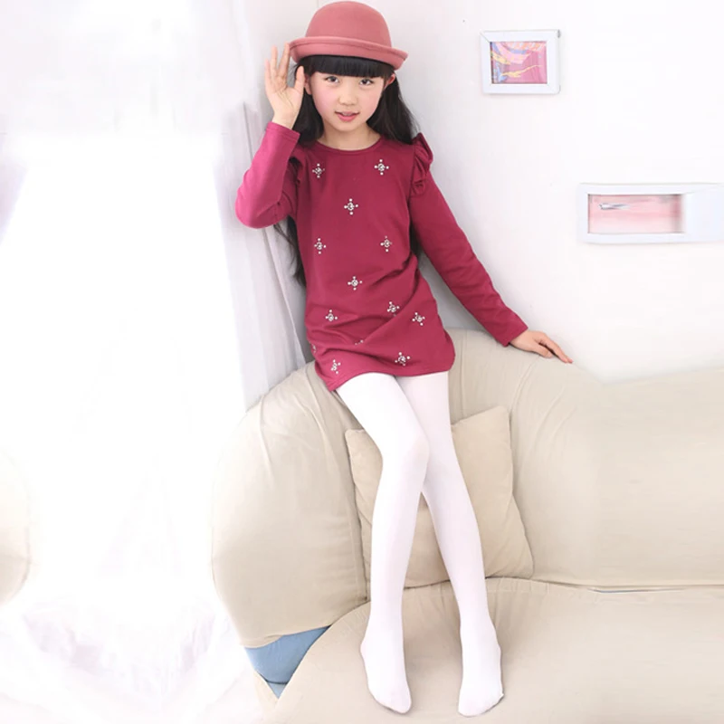 

Children's Princess Girl Tight Baby Kids Pantyhose Ballet Dance Tights for Girls Stocking Solid White Pantyhose Girls Tights