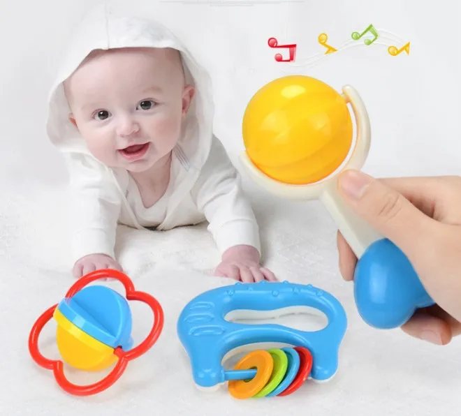 Раннее Образование новорожденных колокольчики тактильные молярная практика прорезывания зубов безопасные детские силикагель бутылочки