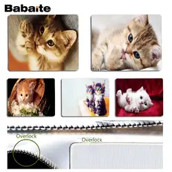 Babaite Одежда высшего качества милый котенок клавиатура Gaming Мышь колодки комфорт Малый LockEdge Мышь коврик игровой Мышь pad