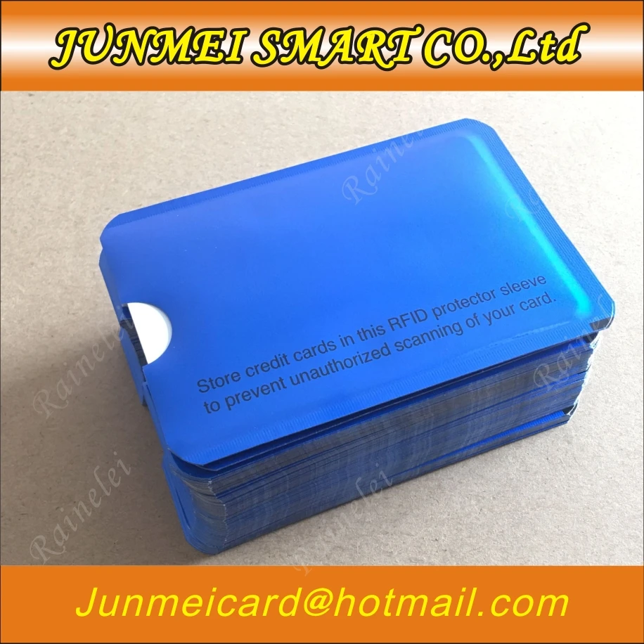 

100PCS RFID Shielded Sleeve Card 13.56mhz IC card Protection NFC Card Sleeve Prevent unauthorized scanning