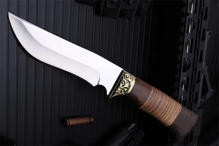 2020 New Hot Sale Outdoor Fixed Tactical Combat Military Knife High Quality Camping Survival Diving Sharp Hunting Knives Tools