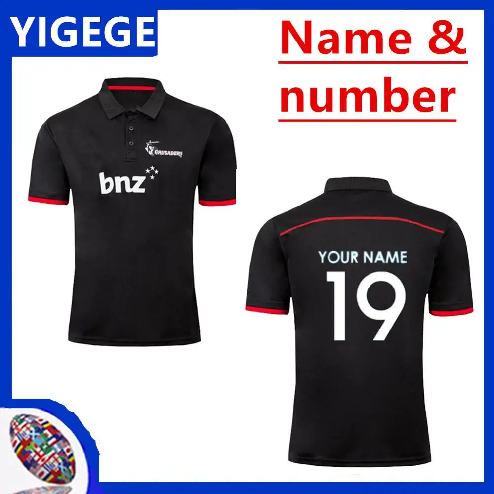 

Crusaders 2019 Super Rugby Shirt 2018/2019 CRUSADERS Super Rugby Home Jersey New Zealand Super Rugby size S-3XL (can print)