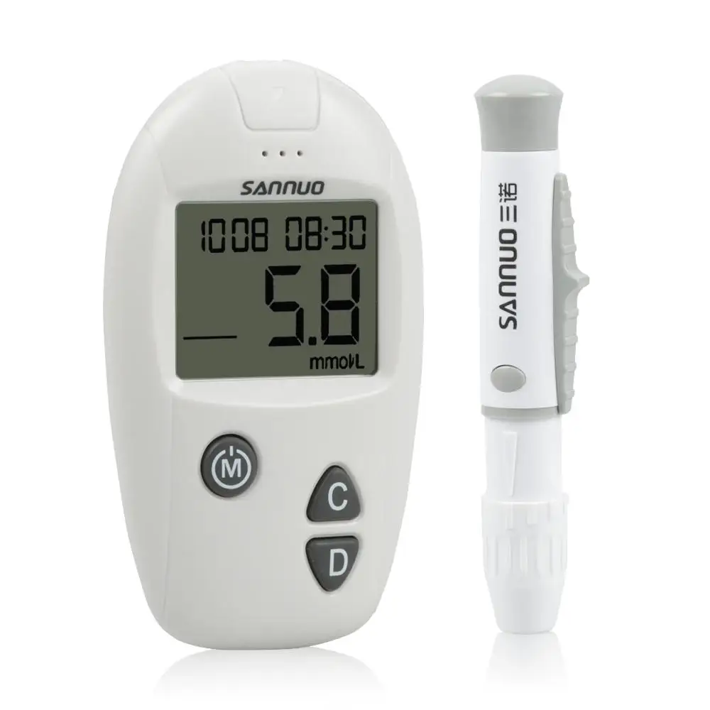 1 шт. глюкометр цифровой Ручной глюкозы в крови монитор диабет Тесты электронный монитор комплект электронных диабет C25