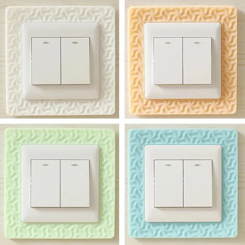 Wall Switch Cover With Luminous Switch Sticker Light Switch Decoration
