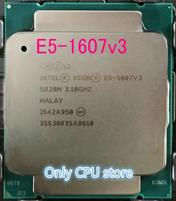 Процессор Intel ЦП Xeon SR20M 3 10 ГГц 4 ядра м 1607 V3 E5 1607V3 бесплатная доставка|Процессоры| |