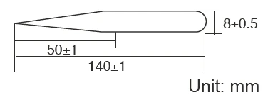 Pro'sKit 1 PK-101 T изолированный термостойкий антистатический круглый куспидный Прямой пинцет для паяльной станции зажимной инструмент(120 мм