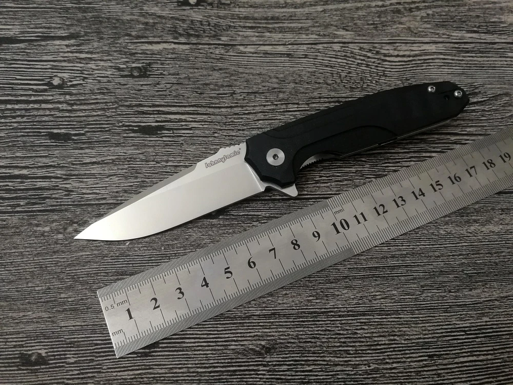DX JohnnyJamie бренд Presidio C818GP карманный нож D2 стальное лезвие G10 Ручка шариковый