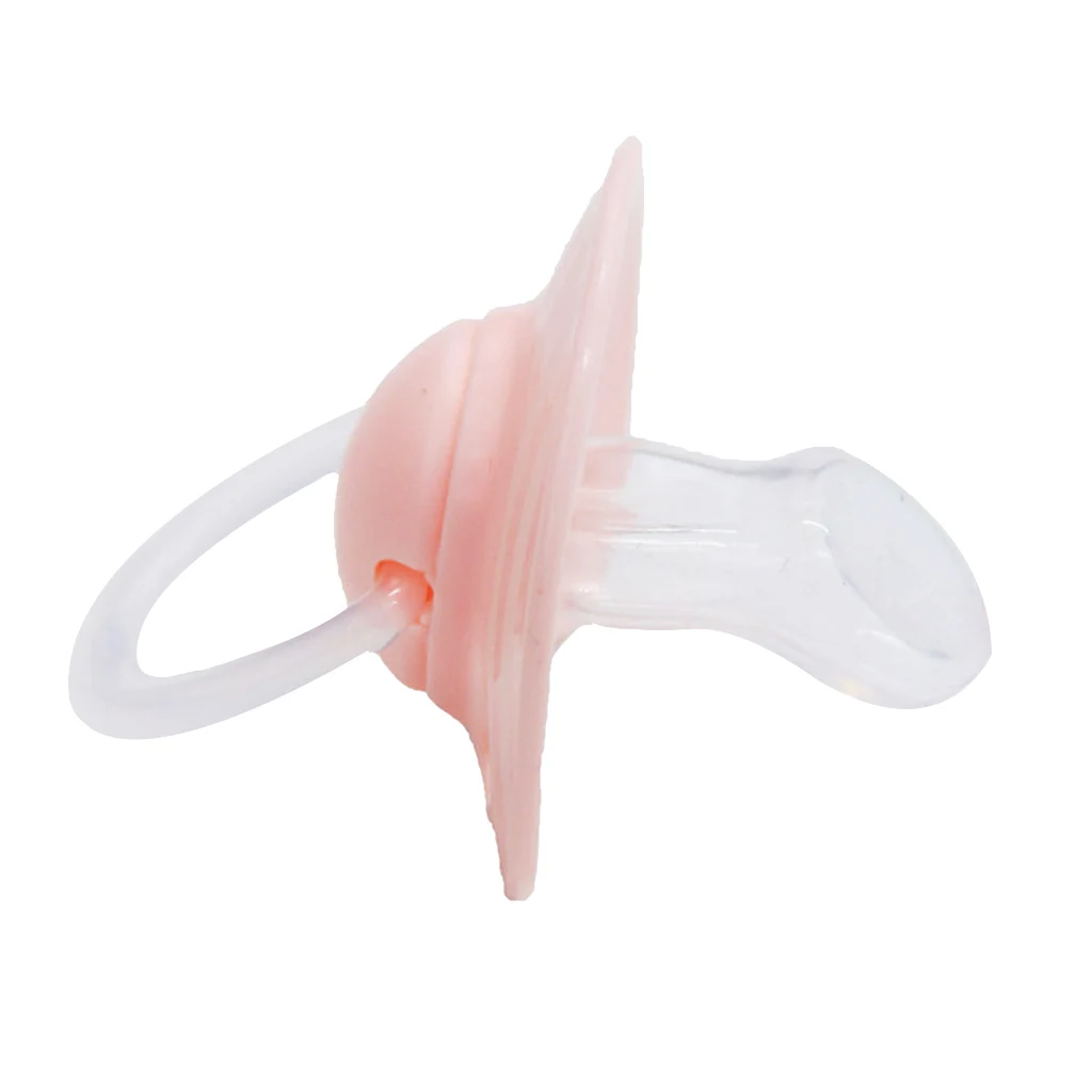 Flat Thumb Baby Infant Toddler Pacifier Silicone Teat Nipple Soother Sucking Teether Toy 2Colors